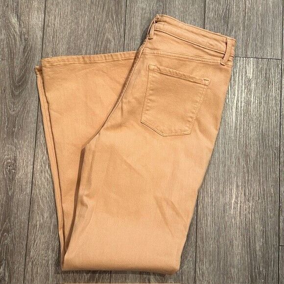 LC Lauren Conrad Denim - NWT LC Lauren Conrad Flare Leg Super High-Rise Mojave Gold Jeans Size 8